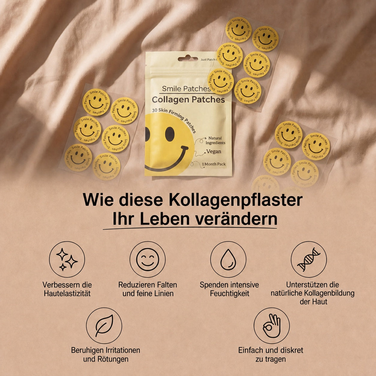 Kollagen-Pflaster für deine Beauty-Routine