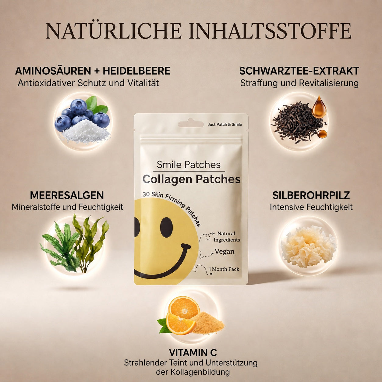 Die Inhaltsstoffe der Kollagen-Formel