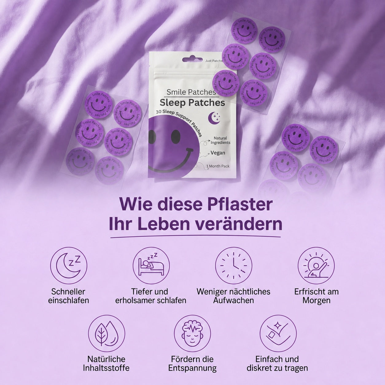Schlaf-Pflaster für deine Abendroutine